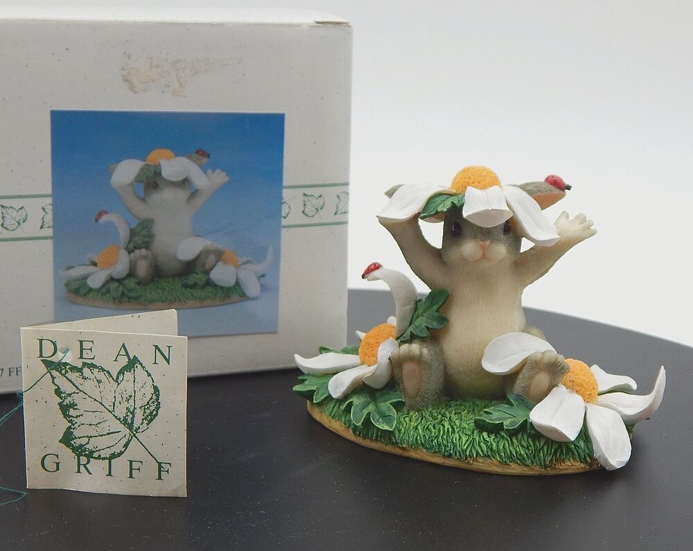 Charming Tails My Spring Bonnet Sp. Ed. Figurine Mouse 98-204 Fitz & Floyd 1998